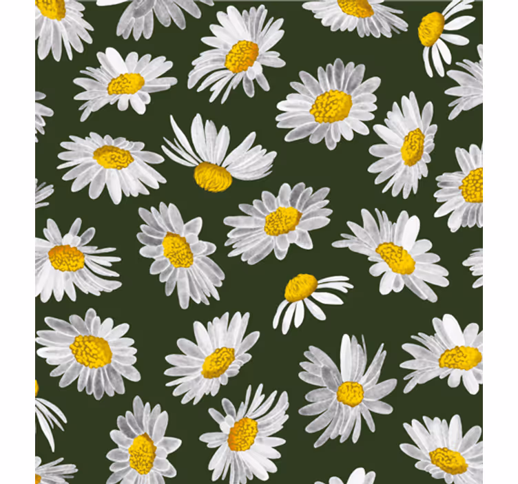 Tapete natur wiesen voller gänseblümchen - TenStickers