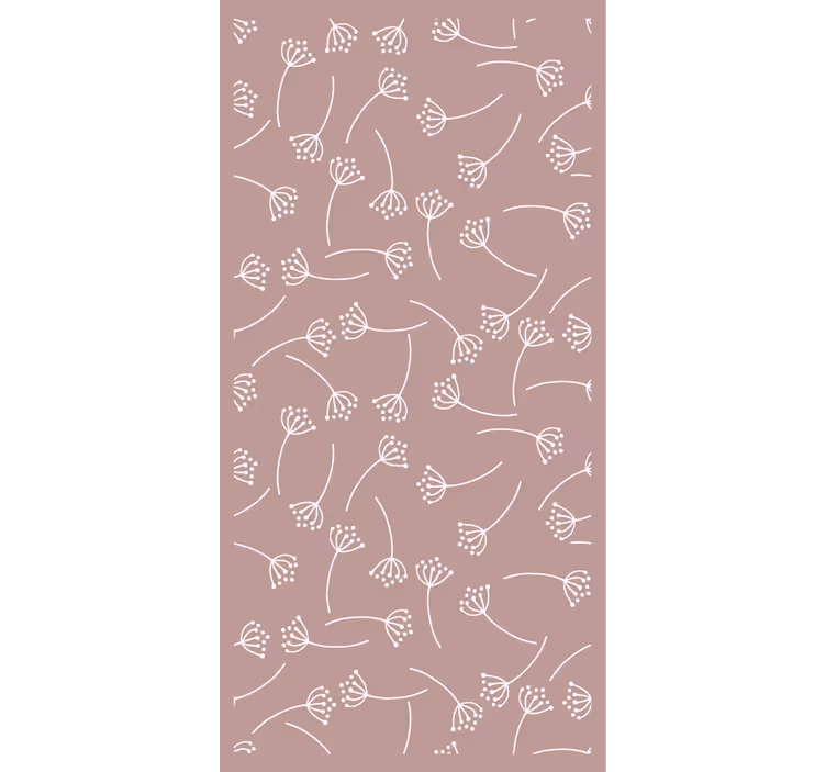 Tapete natur zartes blumenmuster - TenStickers