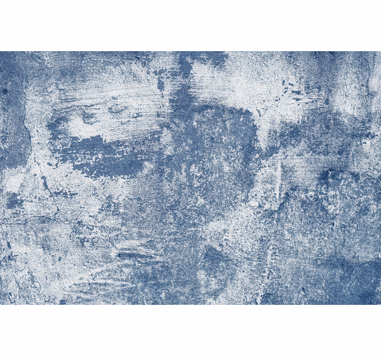Tapete stein im blauen betoneffekt - TenStickers