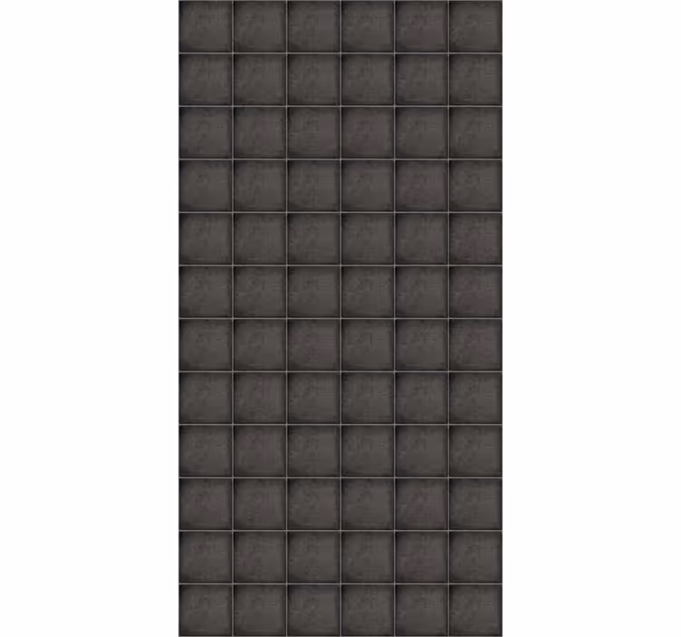 Tapete fliesen schwarze quadratische steinziegel - TenStickers