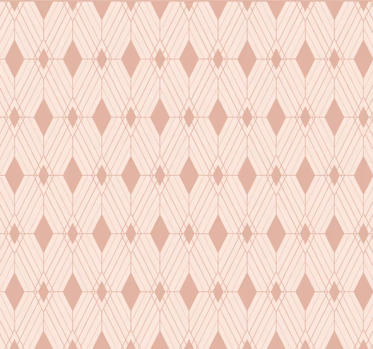 Tapete fliesen im art deco pastell-diamanten-design - TenStickers
