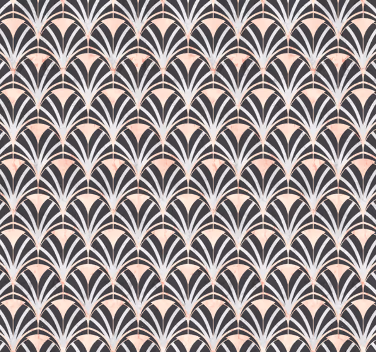 Tapete fliesen im art deco marmor-effekt muster - TenStickers
