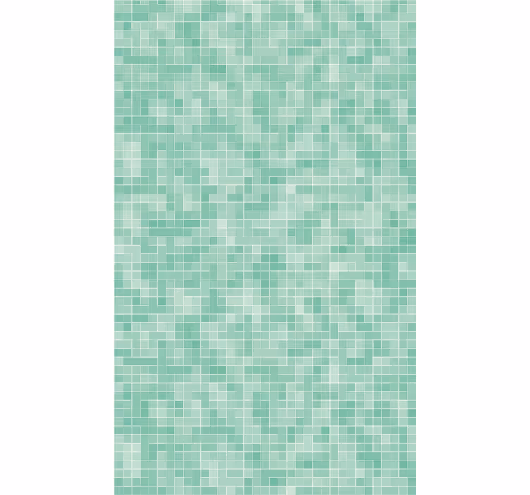 Tapete fliesen mint mosaik muster - TenStickers