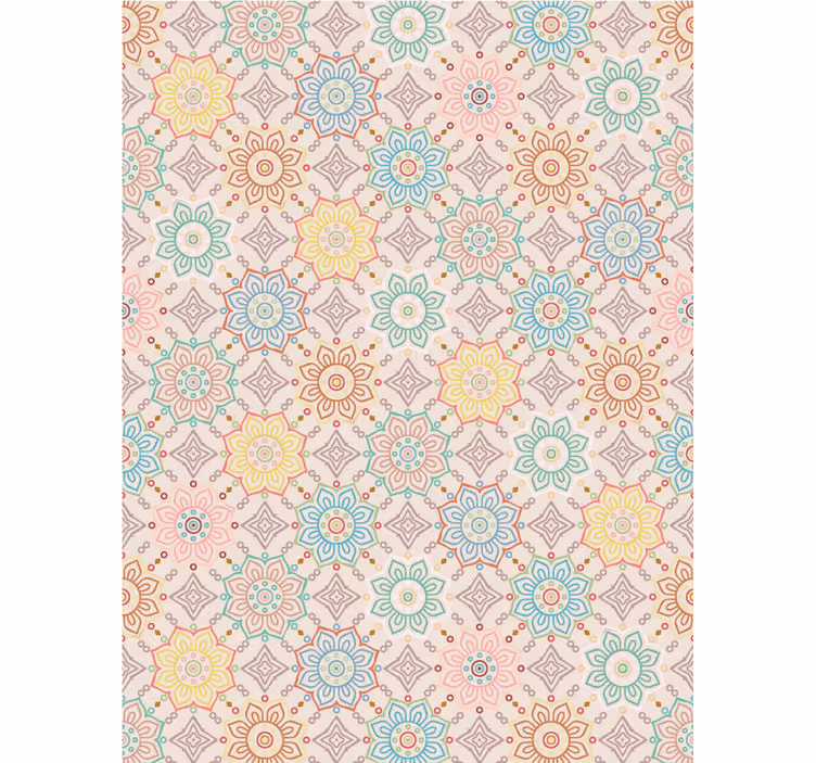 Tapete flur im original "granny chic" stil - TenStickers