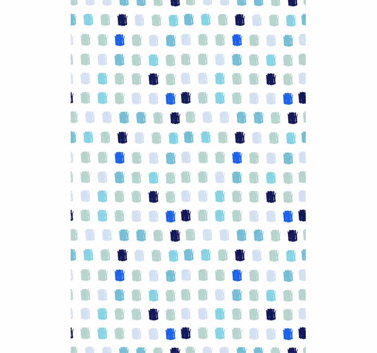 Tapete skandinavisch mit pinselstrichen in blau - TenStickers