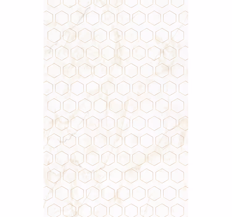 Tapete muster mit geometrischem sechseckmuster - TenStickers