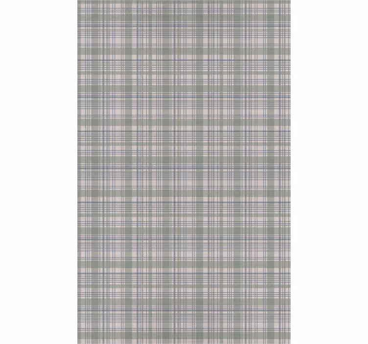 Tapete klassisch in geern tartan-design - TenStickers
