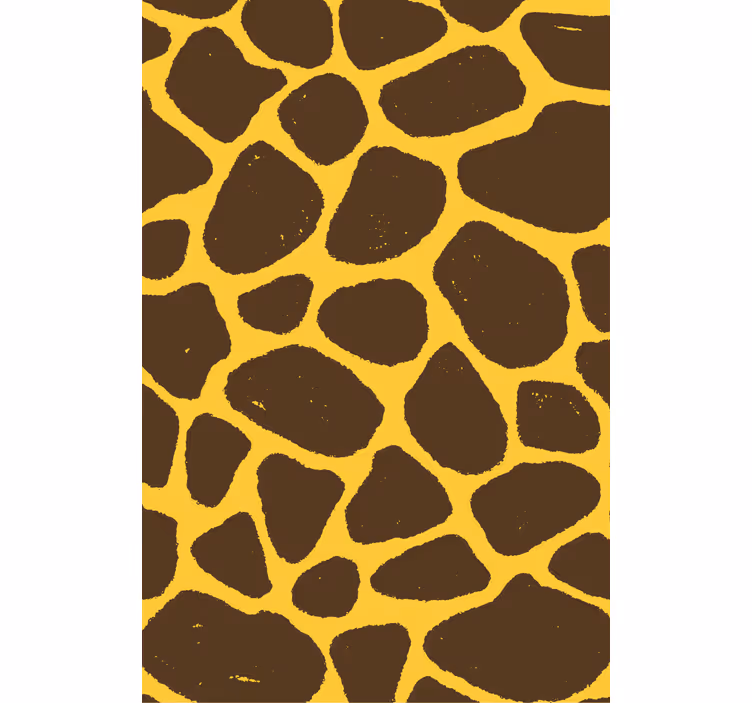 Tapete wohnzimmer giraffenmuster - TenStickers