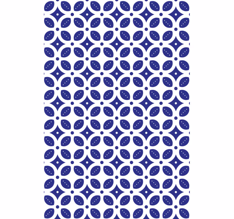 Tapete wohnzimmer mit geometrischem musterüberzug - TenStickers