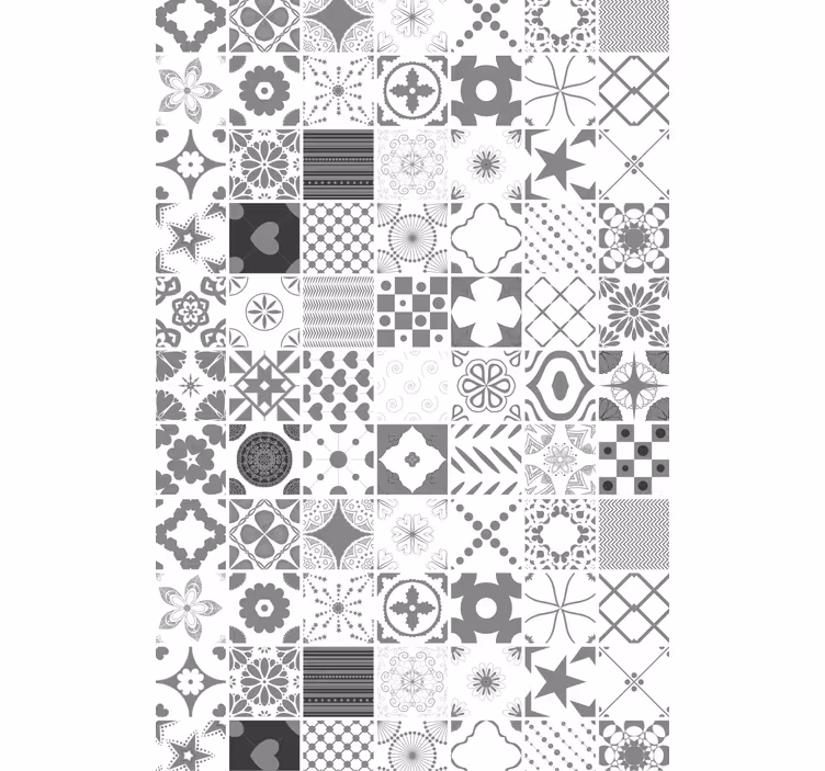 Tapete wohnzimmer mit gemusterter monochromer textur - TenStickers