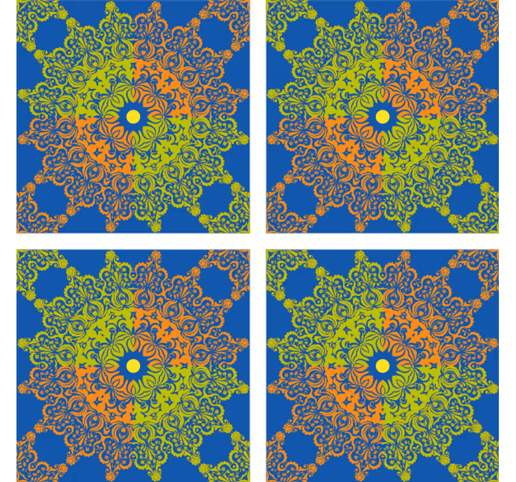 Tapete fliesen buntes mandala muster - TenStickers