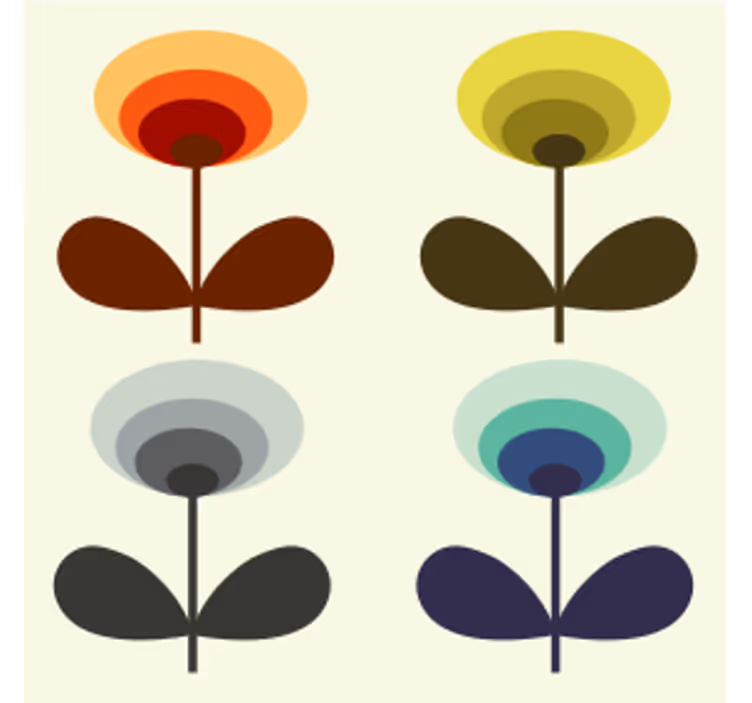 Tapete vintage 70er jahre stil - TenStickers
