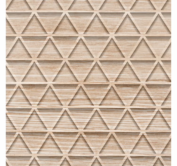 Tapete geometrisch mit erhöhten dreiecksmustern - TenStickers
