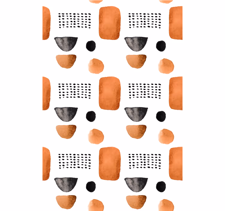 Tapete büro mit minimalistischen geometrischen formen - TenStickers