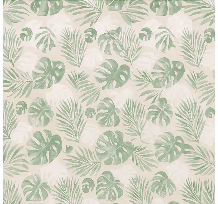 Tapete küche mit tropischen botanischen blättern - TenStickers