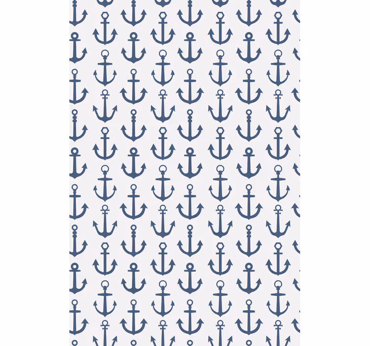 Moderne tapete hampton stil anker set - TenStickers