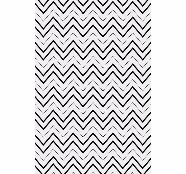 Moderne tapete mit geometrischem zickzack-muster - TenStickers