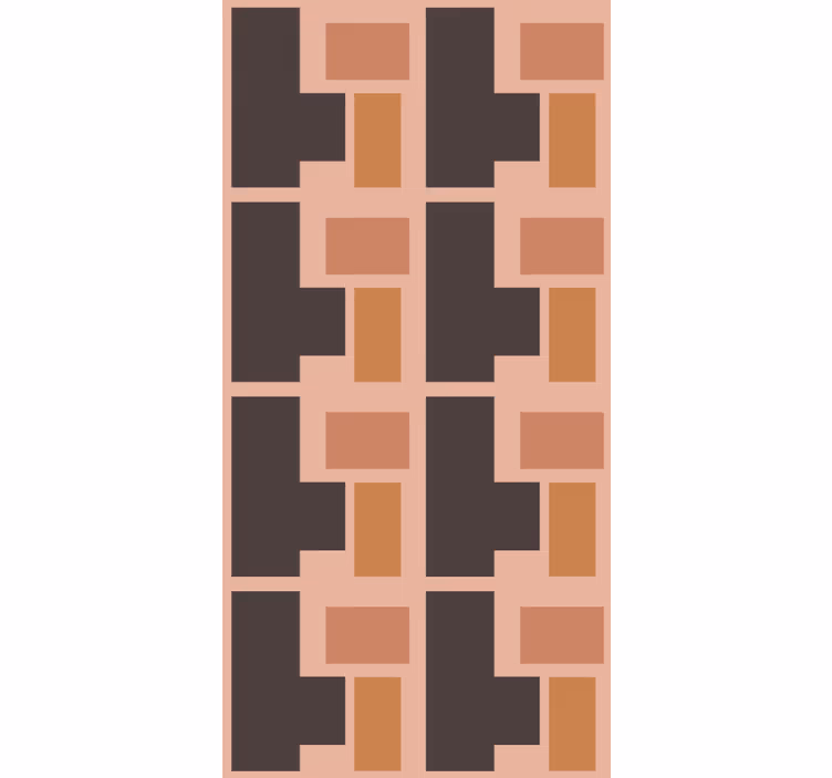 Moderne tapete mit geometrischem muster - TenStickers