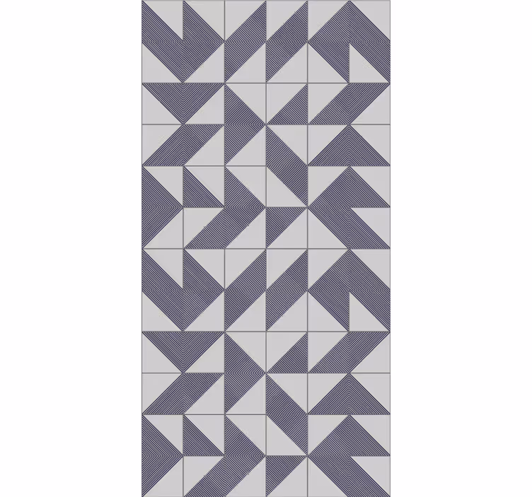 Moderne tapete in geometrischer harmonie - TenStickers