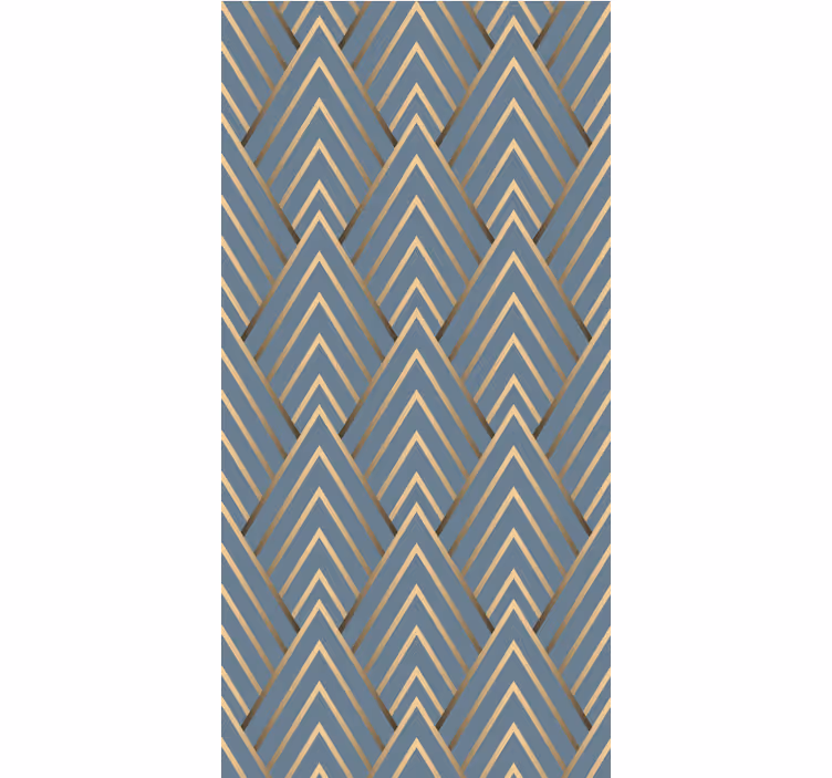 Moderne tapete mit stilvollem geometrischen muster - TenStickers