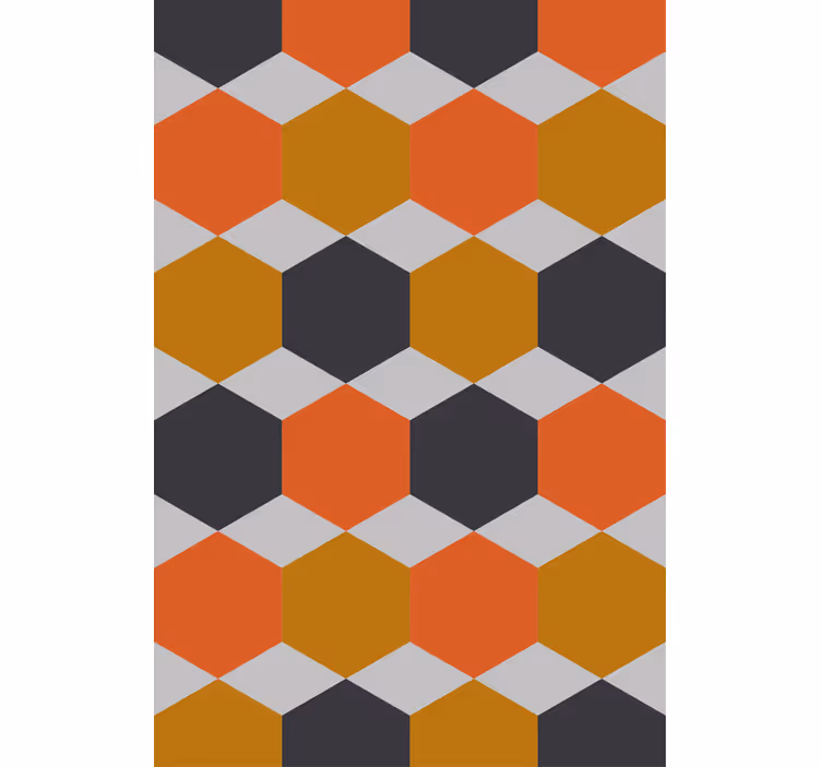 Moderne tapete mit hexagonalem musterdesign - TenStickers