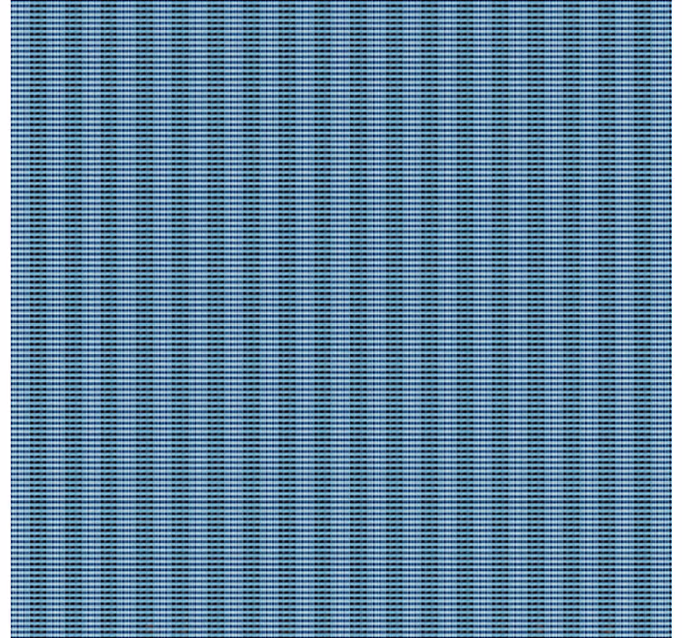 Tapete esszimmer blauer gewebter karoeffekt - TenStickers