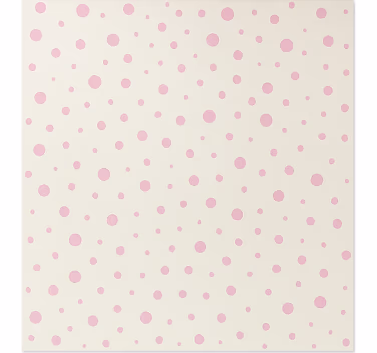 Tapete jugendzimmer in eleganten pinken punkten - TenStickers