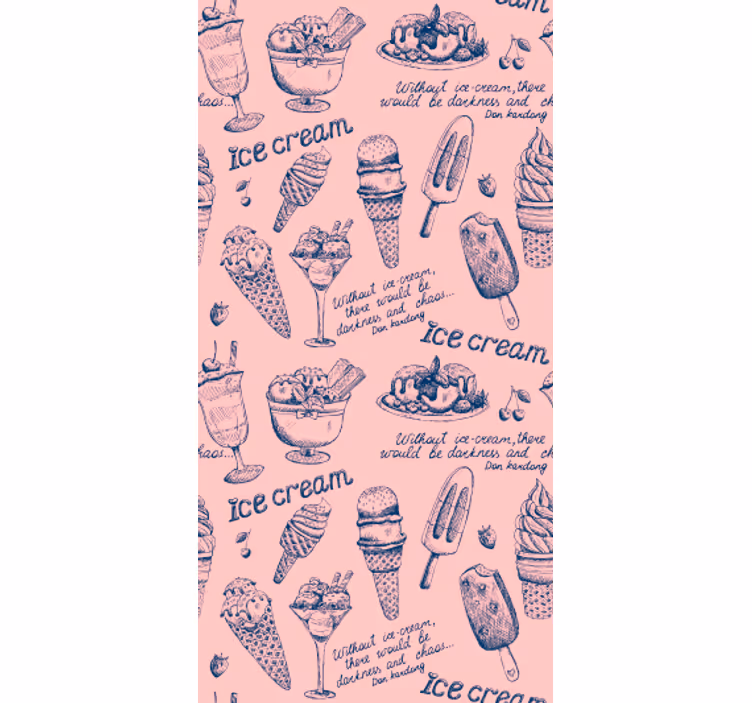 Tapete küche eisdielenfreuden - TenStickers