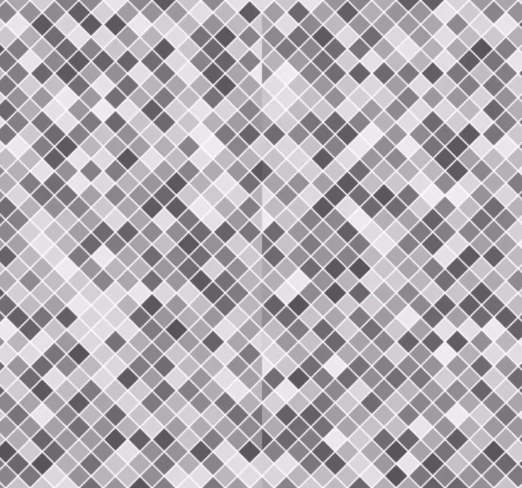 Tapete badezimmer graues mosaik - TenStickers