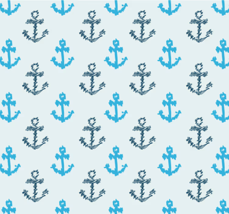 Tapete badezimmer ankerdesign - TenStickers