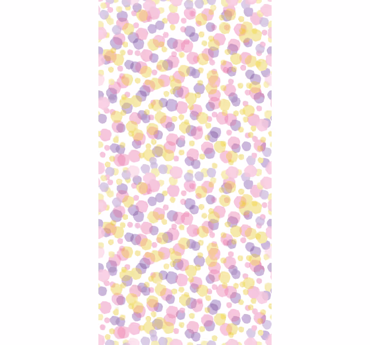 Tapete badezimmer mit pinkem blasenmuster - TenStickers