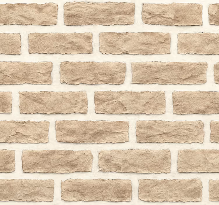Tapete wohnzimmer rustikaler sandsteinziegel - TenStickers