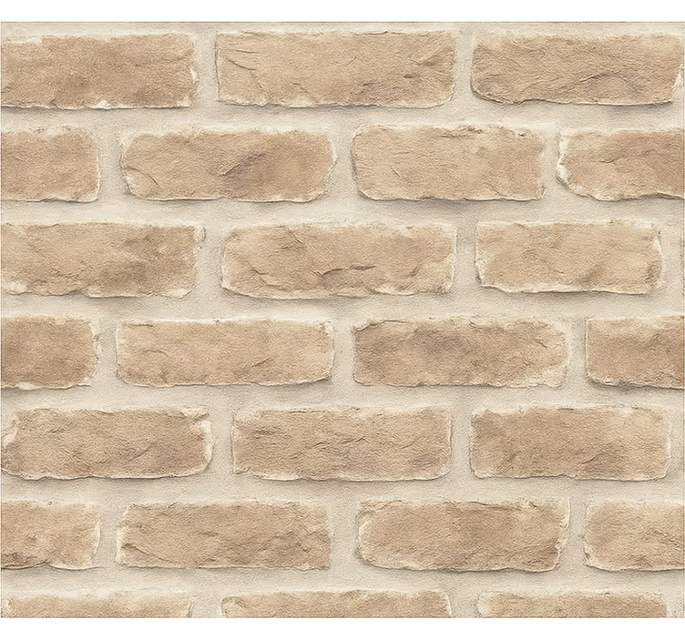 Tapete hochzeit rustikaler sandsteinziegel - TenStickers