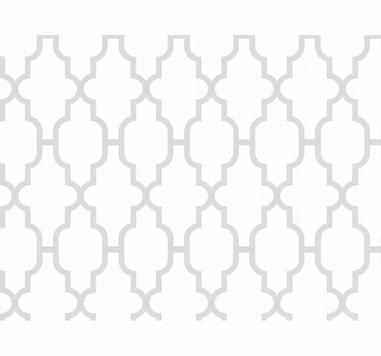 Tapete wohnzimmer in grau mit geometrischem muster - TenStickers