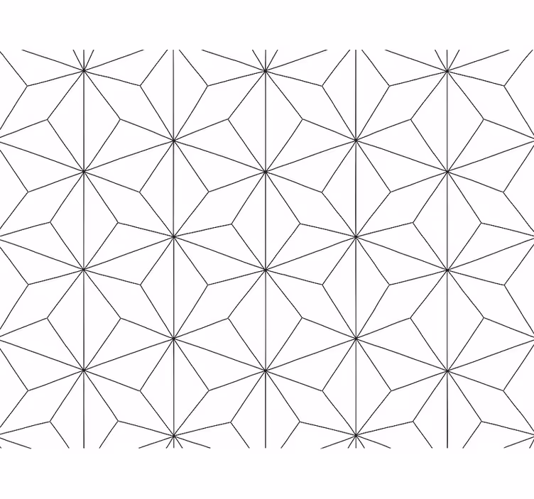 Tapete wohnzimmer abstractes hexagon - TenStickers