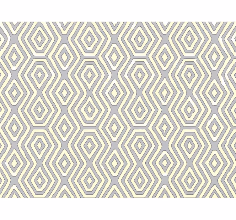 Tapete wohnzimmer geometrisches blau gold - TenStickers