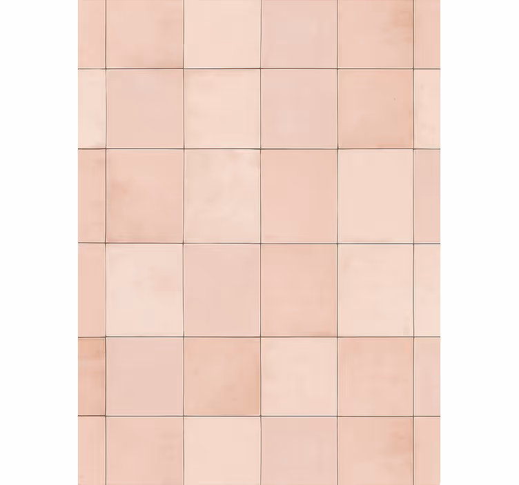 Tapete küche im rosa fliesenmuster - TenStickers