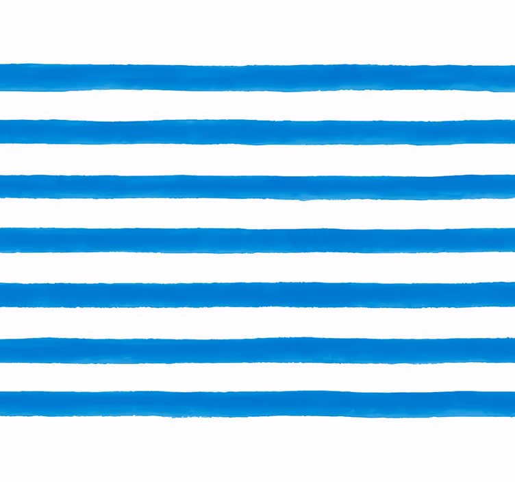 Tapete horizontale streifen in blau aquarellbalken - TenStickers