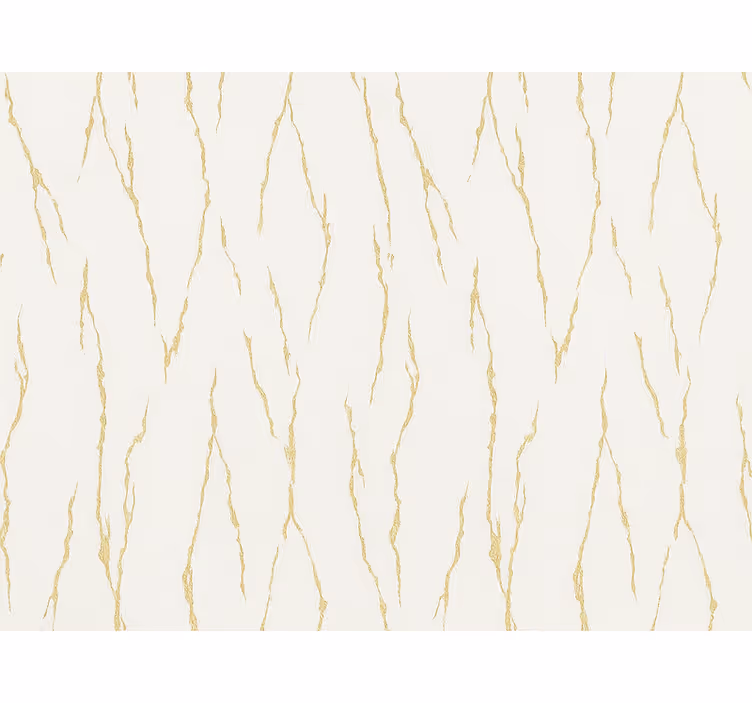 Tapete hochzeit in weißem marmor mit gold - TenStickers