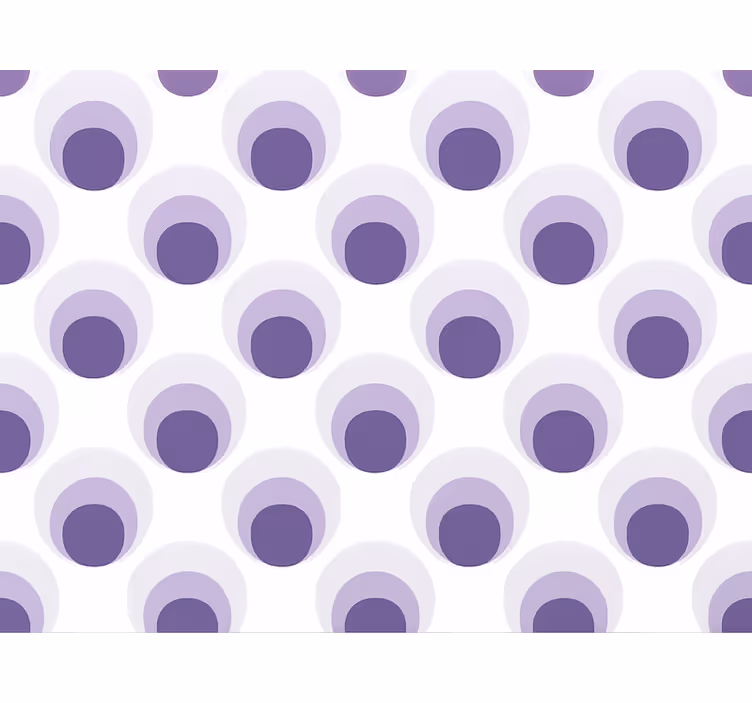 Tapete wohnzimmer lila kreise schichten design - TenStickers