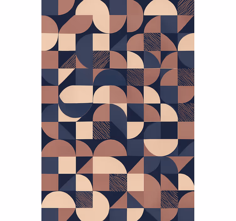 Tapete hochzeit mit abstraktem lila geometrischen design - TenStickers