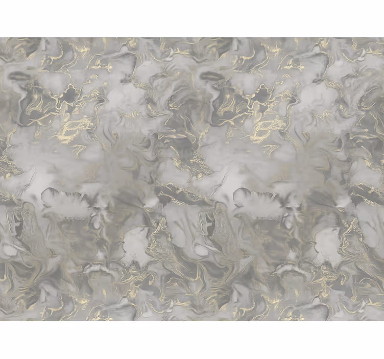 Tapete hochzeit graues flüssigmarmor mit metallic - TenStickers