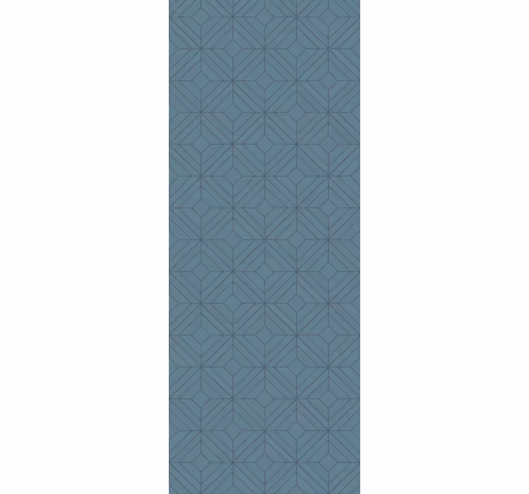 Tapeten schlafzimmer im nordischen grauen diamantmuster - TenStickers