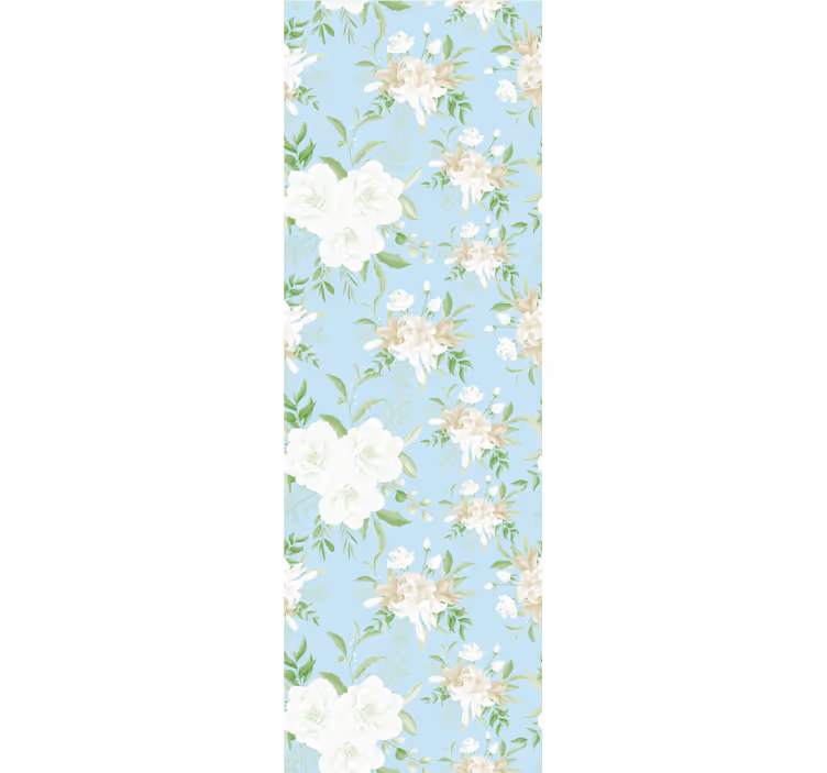 Tapeten schlafzimmer im wilden floralen grandmillenial stil - TenStickers