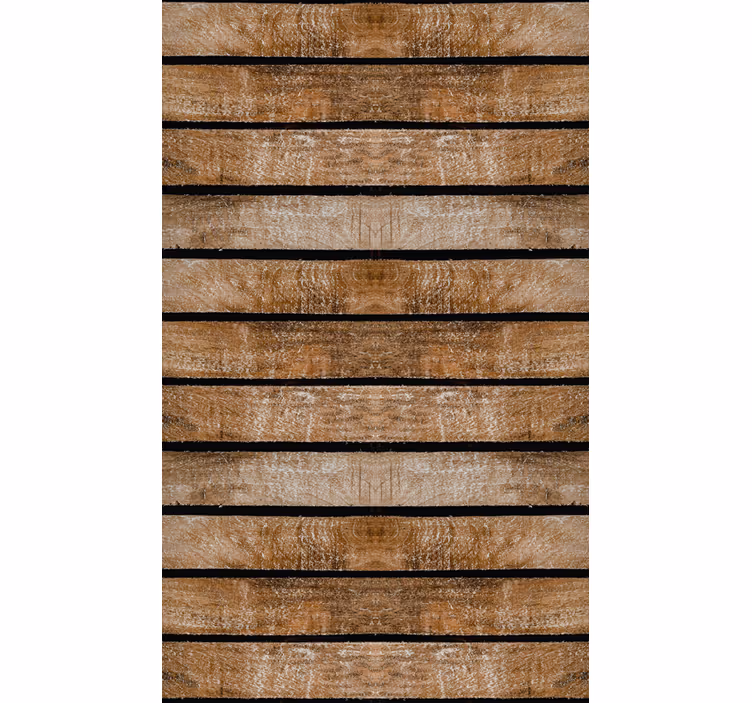 Tapete braun auf holzpalette - TenStickers