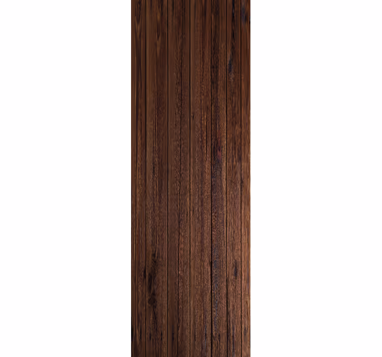 Tapete braun rustikale dunkle holzplanken - TenStickers