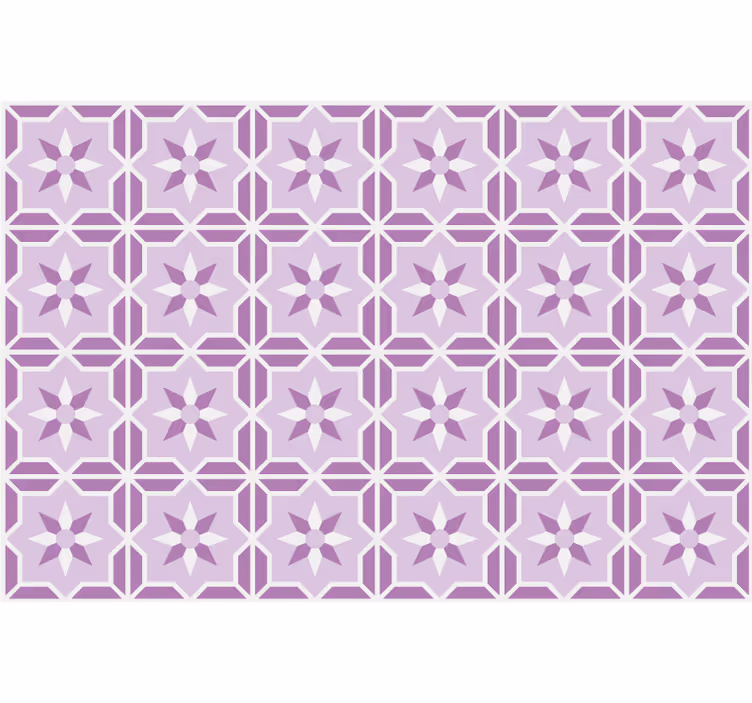 Tapete rosa geometrisch in malva-tönen - TenStickers