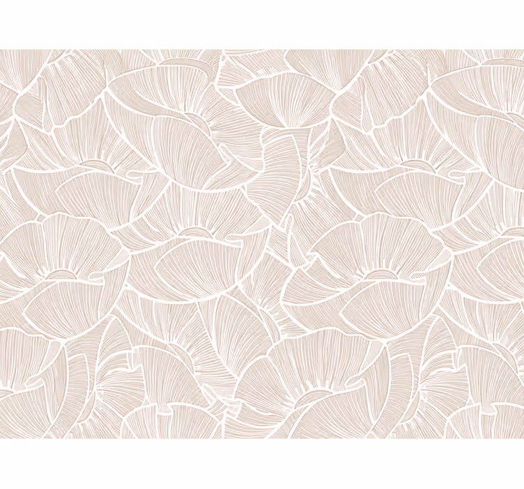 Tapete babyzimmer mit mohnblumenmuster - TenStickers