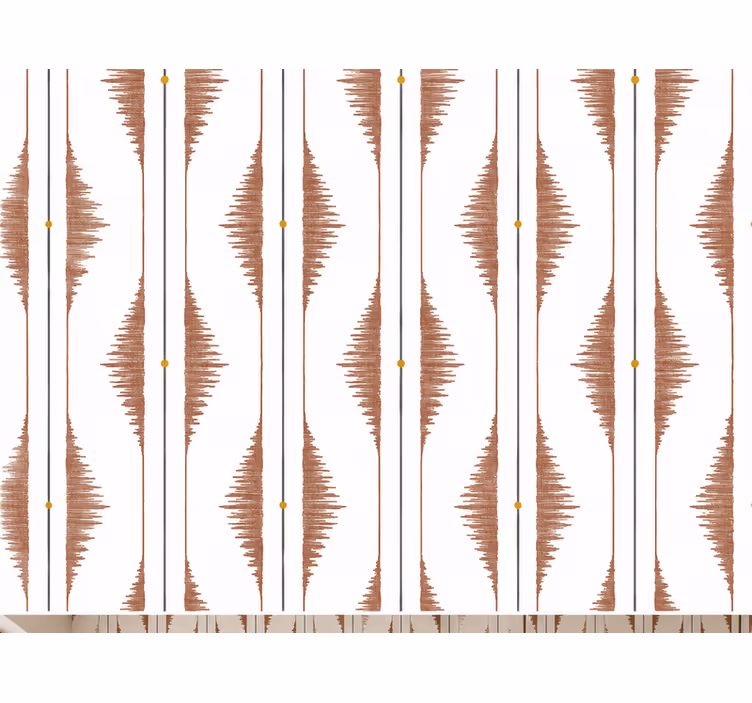 Tapete küche elegante beige streifen - TenStickers