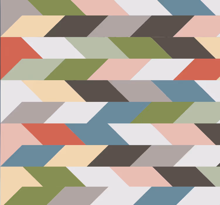 Moderne geometrische wandtapete - TenStickers